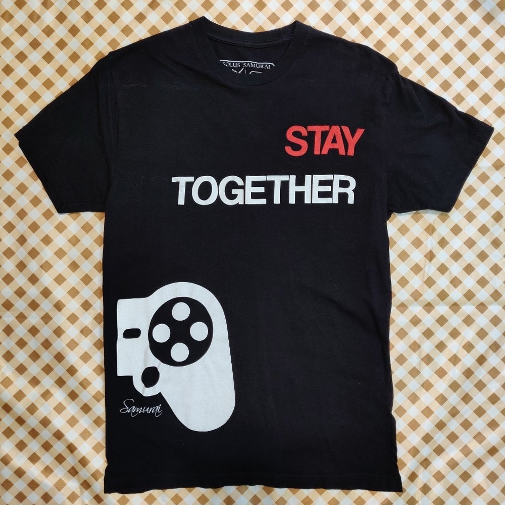 NWOT Solus Samurai "Stay Together" Black Shirt